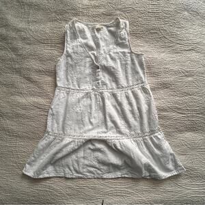 C&C California White Lace Embroidered Dress small